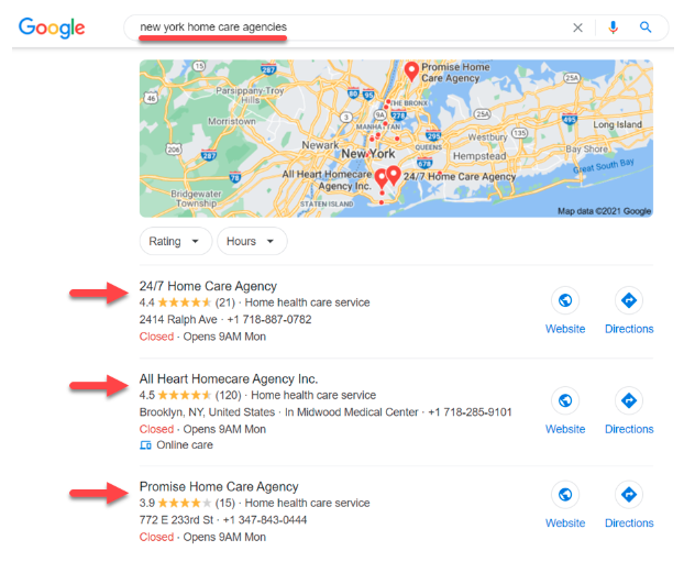 Home Care Agencies Google NY