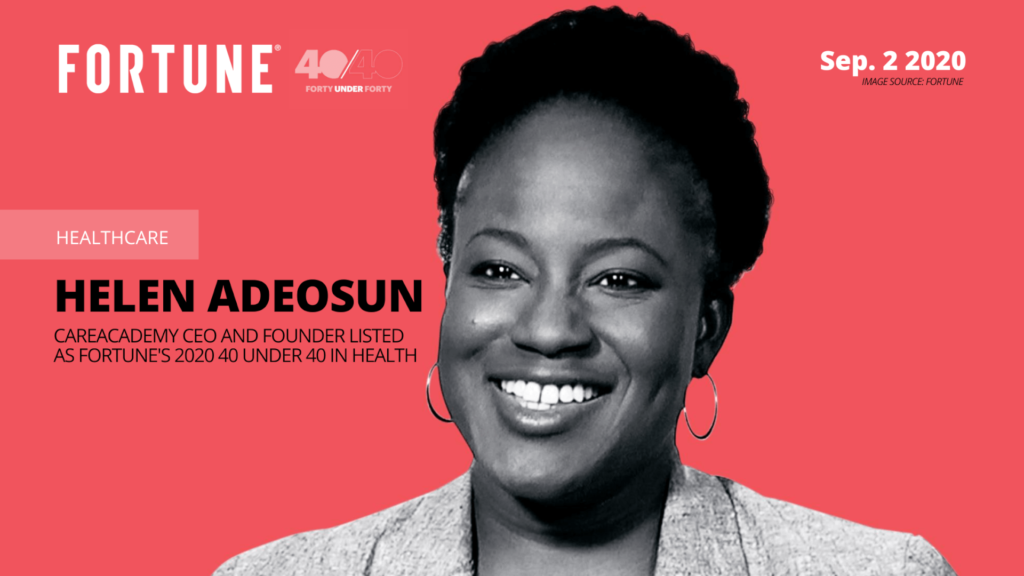 Fortune Helen Adeosun Named to the Fortune 40 Under 40 in Health